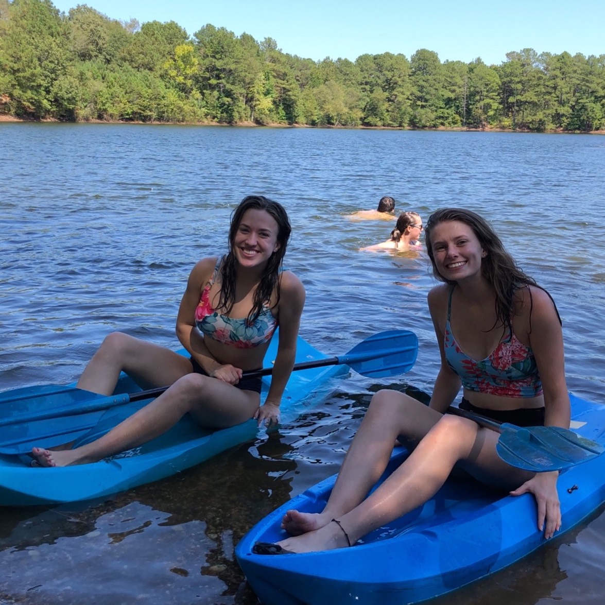 students at Lake Day