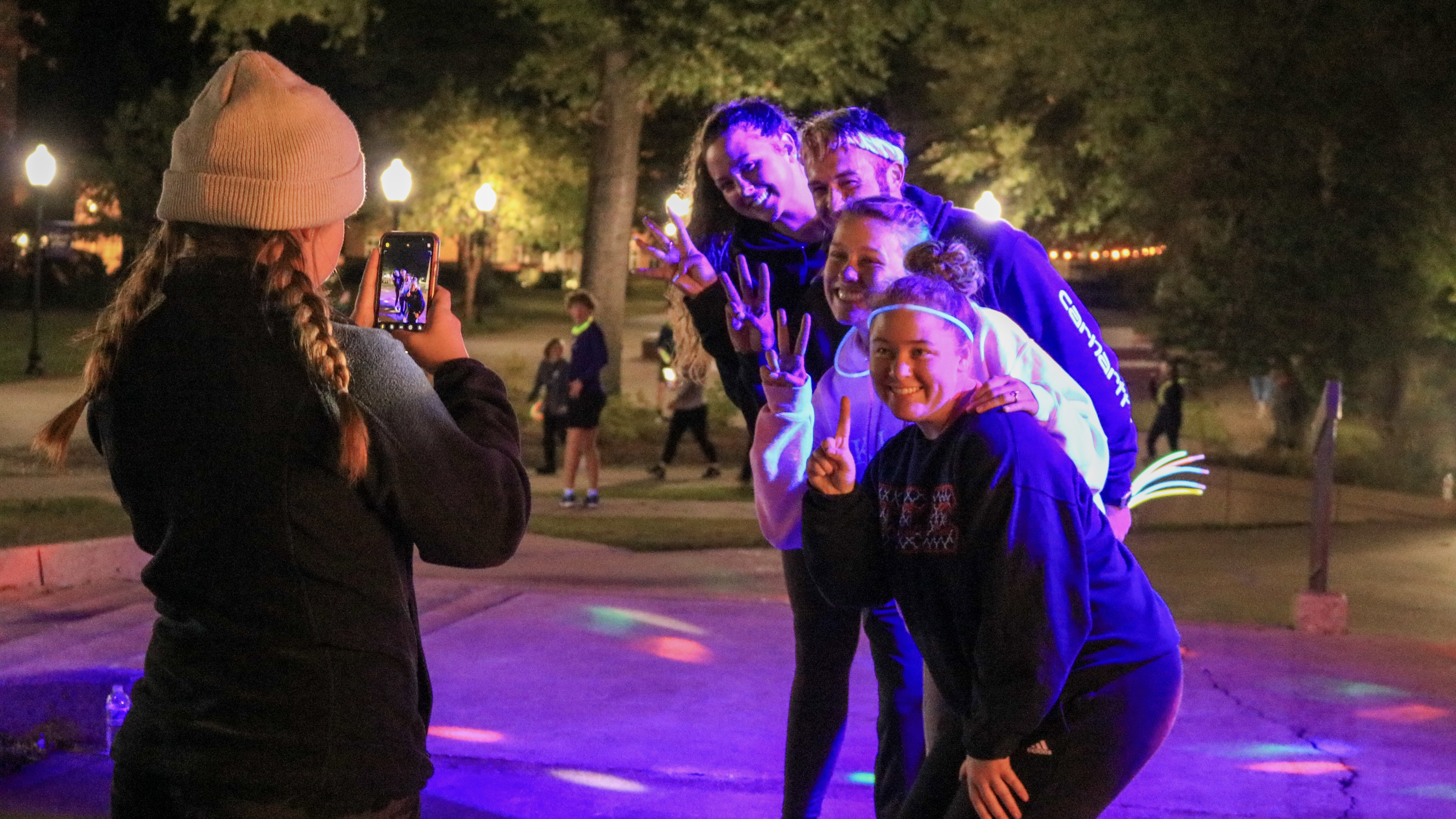 Glow Party on the Plaza at Ouachita Baptist University