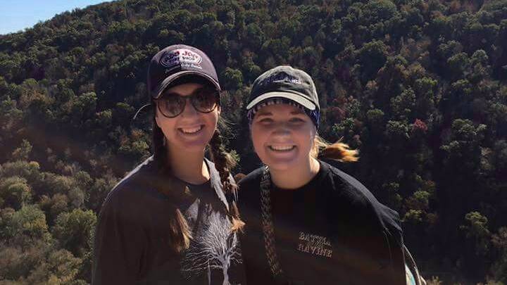 Meagan Woodard and Hannah Hart